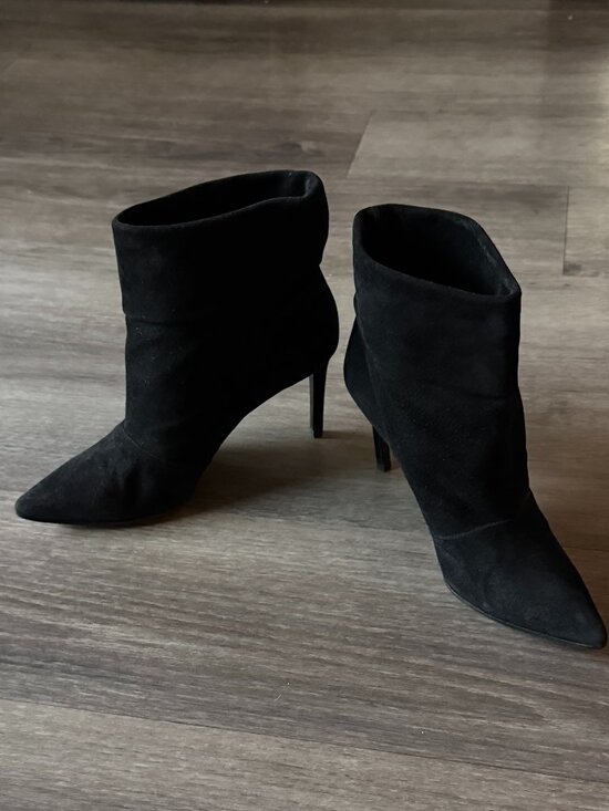 Saint Laurent Shoes - Saint Laurent | Suede Ankle Boots | Size 37.5
